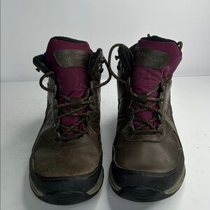 New Balance Brown and Burgundy Hiking Boots